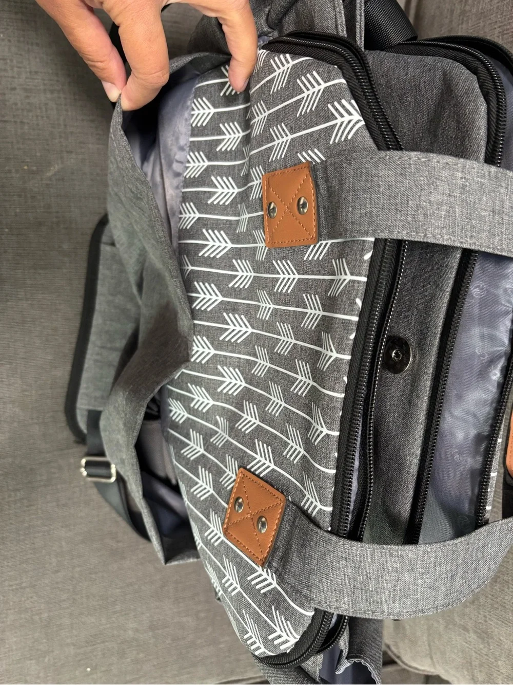 Lekebaby Diaper Tote  bag